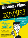 Business Plans for Dummies®